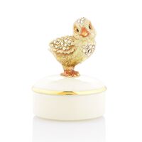 Great Gifts Chick Porcelain Box, small